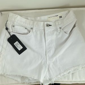 Rag & Bone Justine Denim Shorts w tags on (28)